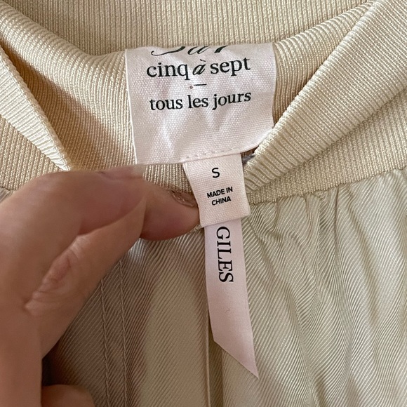 Cinq À Sept Gile Pants. Khaki color. Size S Women 
#20 - Picture 5 of 7